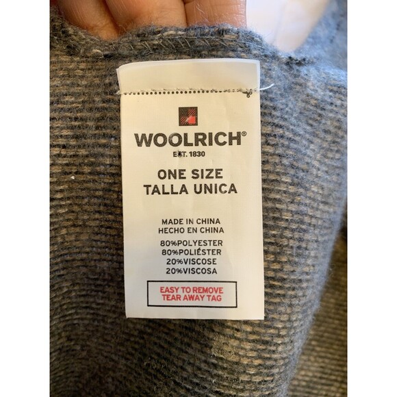 Woolrich Womens Open Front Sleeveless Leopard Print Shawl Frail Hem One Size - Picture 8 of 9